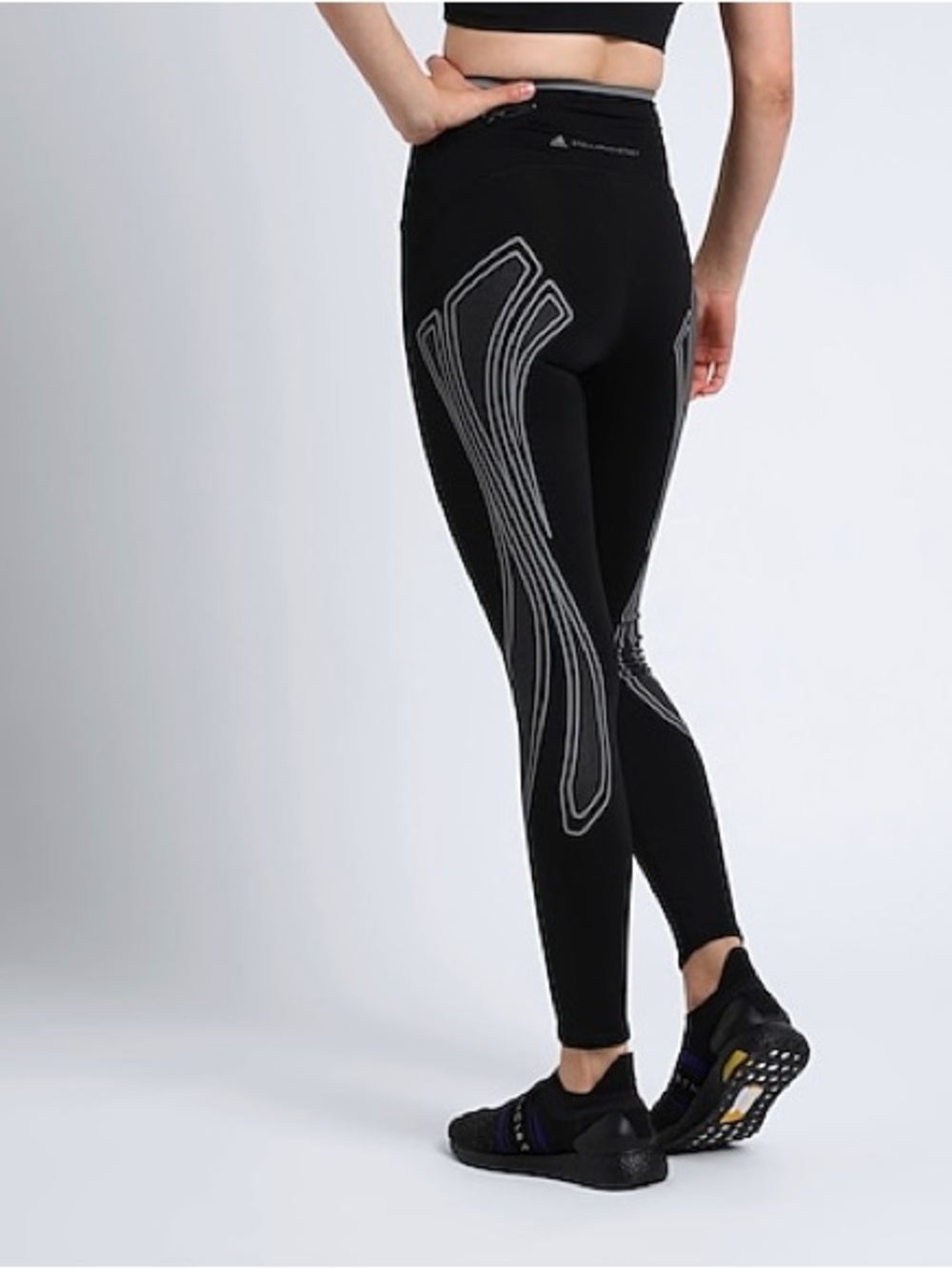 Adidas Stella McCartney TruePace Cold.rdy Running Tights Black Size M